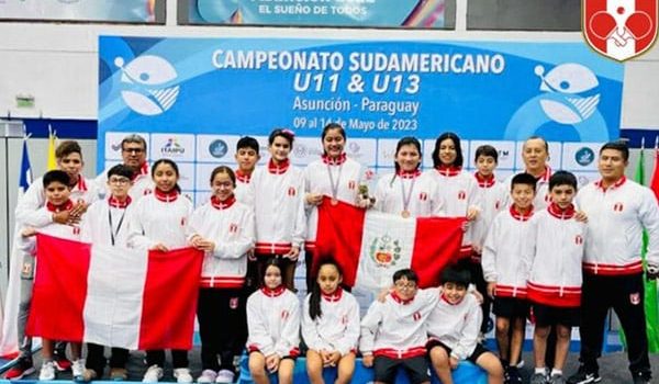 Perú logra medalla de oro en Campeonato Sudamericano de Tenis de Mesa