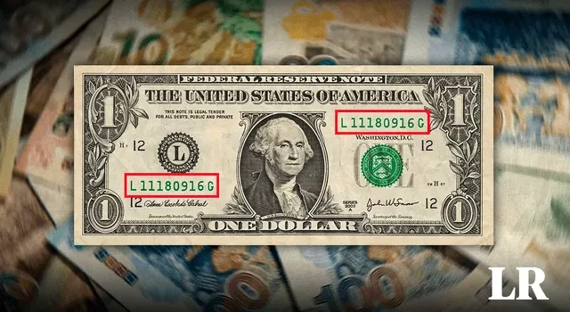 Este es el billete de 1 dólar por el que puedes ganar más de S/25.000 por su número de serie
