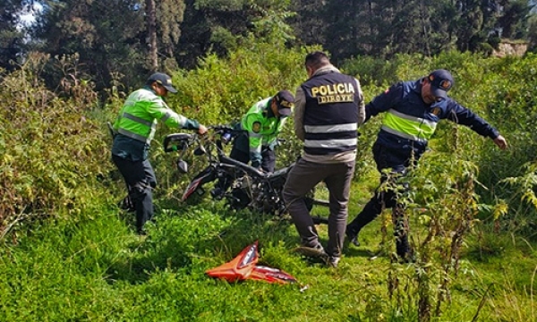 Policía recupera vehículo menor desmantelado con requisitoria vigente